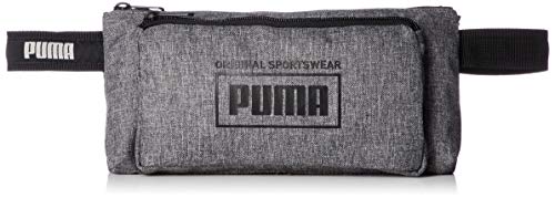 PUMA Unisex Gürteltasche - Waistbag, Puma Logo, ca. 13x26x4cm (HxBxT) (Grau)