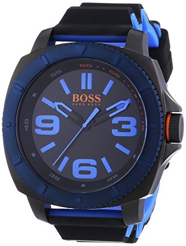 BOSS Orange Herren-Armbanduhr XL Sao Paulo Analog Quarz Silikon 1513108