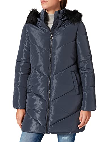 ONLY Womens ONLMYNTE BF Long Puffer OTW Steppjacke, India Ink, Small
