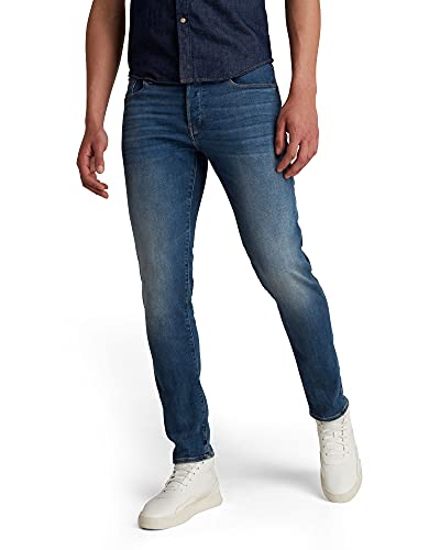 G-STAR RAW, Herren 3301 Slim Jeans, Blau (vintage medium aged 8968-2965), 32W / 32L