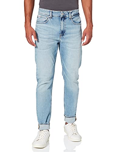 Calvin Klein Jeans Herren Slim Taper Jeans, Denim Light, 31W / 32L