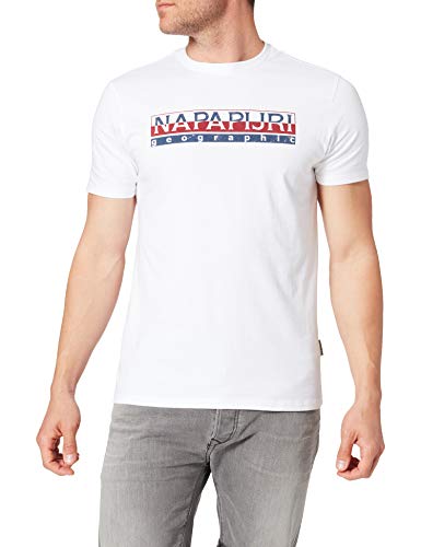 Napapijri Herren SERIS T-Shirt, hellweiß, XL