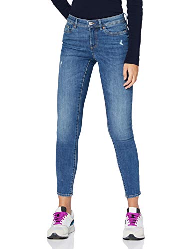 ONLY Damen Jeans Stretch-Hose ONLWauw Life Skinny 15219241 medium Blue Denim L/32