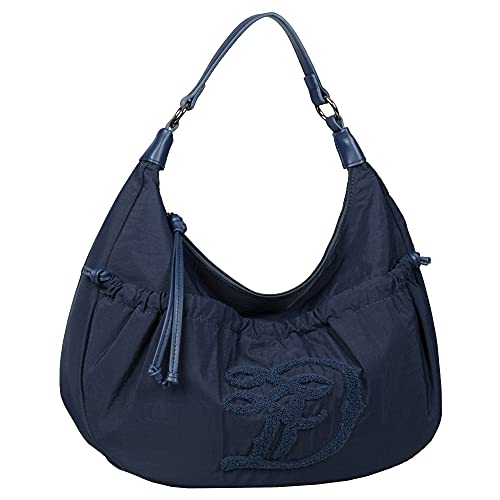 Denim TOM TAILOR bags WYONA Damen Schultertasche one size, dark blue, 39x11.5x26.5