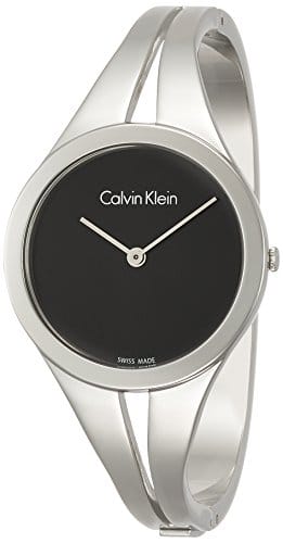Calvin Klein Damen Analog Quarz Uhr mit Edelstahl Armband K7W2M111