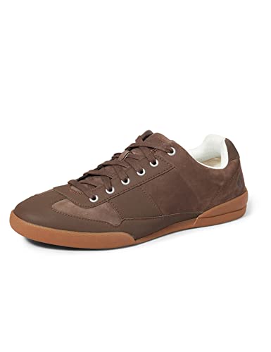Timberland Herren Split Cupsole Oxford Basic Sneaker, Dark Brown Nubuck, 41.5 EU