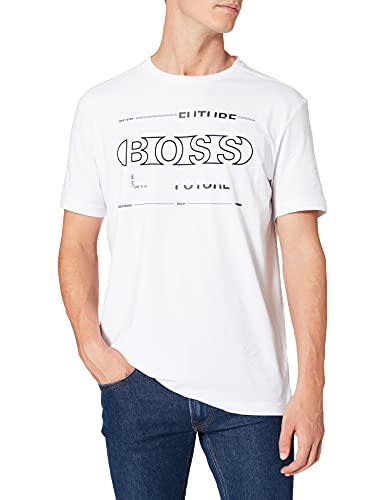 BOSS Herren Tee 2 T-Shirt, White100, XL