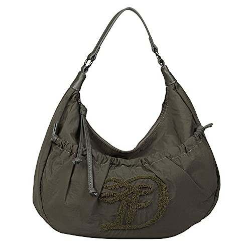 Denim TOM TAILOR bags WYONA Damen Schultertasche one size, dark grey, 39x11.5x26.5