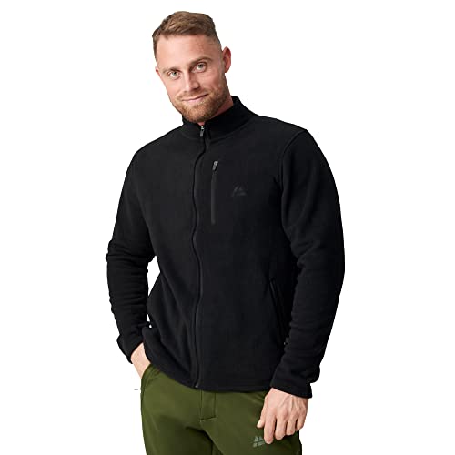 DANISH ENDURANCE Herren Micro Fleece Jacke 1 Pack Schwarz XL