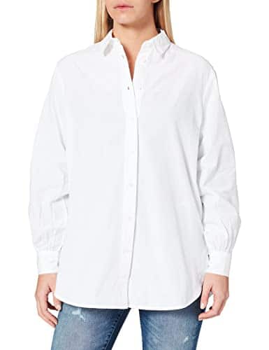 ONLY Damen ONLNORA New L/S Shirt WVN NOOS Bluse, Weiß, XL